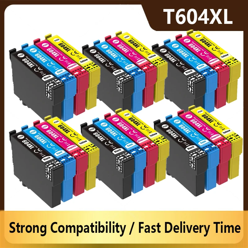 604XL T604XL T604 604 Compatible Ink Cartridge For Epson XP-2200 2205 3200 3205 4200 4205 WF-2910 2935 2930 2950DWF printer